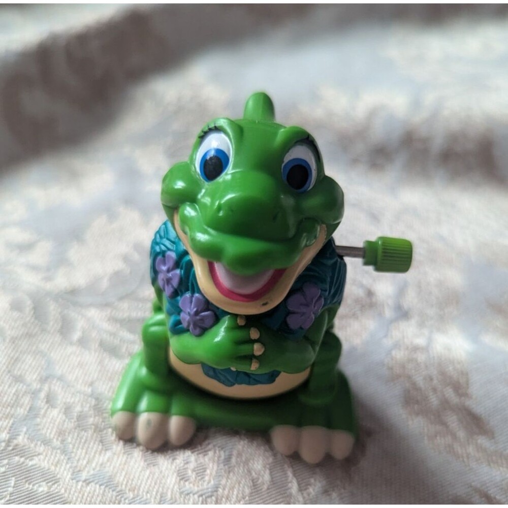 Vintage 1997 The Land Before Time Tumbling DUCKY Burger King Wind-Up Flip Toy